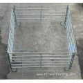 tubular Livestock gate SHEEP HURDLE with interlocking loops